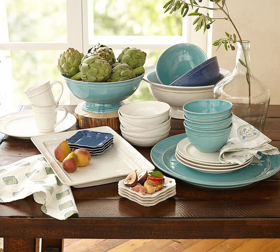 Cambria Footed Bowl Pottery Barn Australia